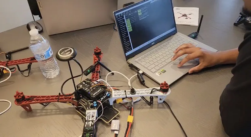 Configuring the Pixhawk flight controller from a laptop